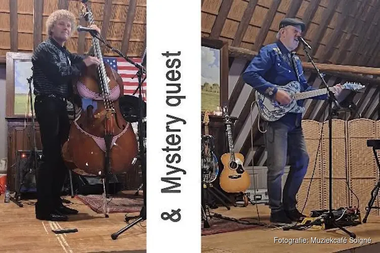 Hans Laduc en Edwin Beukers in Muziekcafë Soigné