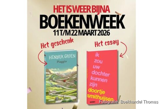 Boekhandel Thomas viert de Boekenweek in een nieuw jasje