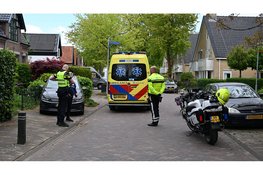 Fietser naar het ziekenhuis na val
