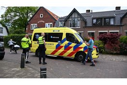 Fietser naar het ziekenhuis na val