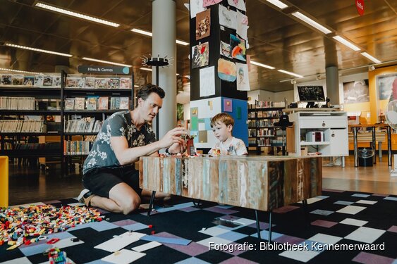 LEGO middag in de bieb in Bergen