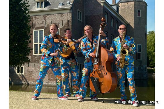 The Busquitos; jazz én comedy, een vermakelijk optreden in het Vredeskerkje in Bergen aan Zee