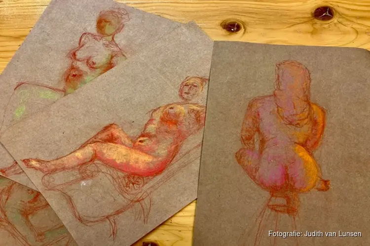 Art Gallery Tha Banque Plein 29 Bergen organiseert: Model tekenen en of 3d klei schetsen op zaterdag 29 augustus van  09.30-12.00 uur voor 20,- euro