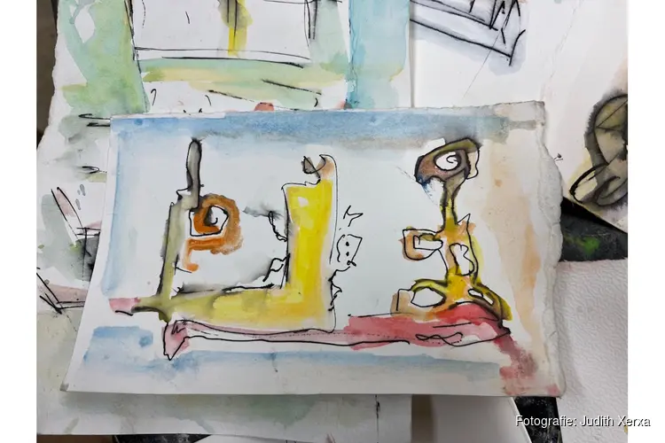 Kinderkunst Atelier In Art Gallery Tha Banque, Plein 29 Bergen