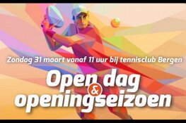 Altijd al willen tennissen? Bezoek de Open Dag TC Bergen