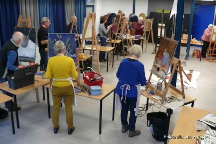 Expositie 50-jarig jubileum Schilderclub Jan vanScorel