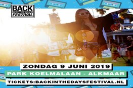 Back In The Days Festival op zondag 9 juni