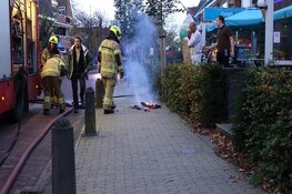 Brand in pizzeria Bergen