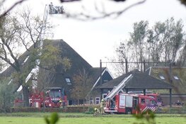 Brand in stolpboerderij