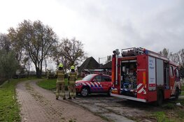 Brand in stolpboerderij