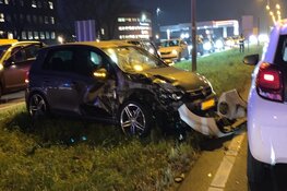 Ongeval met meerdere auto's op Alkmaarse ringweg