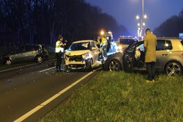 Ongeval met meerdere auto's op Alkmaarse ringweg
