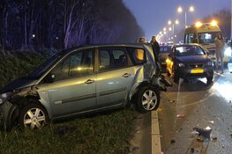 Ongeval met meerdere auto's op Alkmaarse ringweg