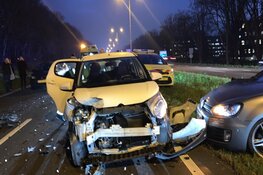 Ongeval met meerdere auto's op Alkmaarse ringweg