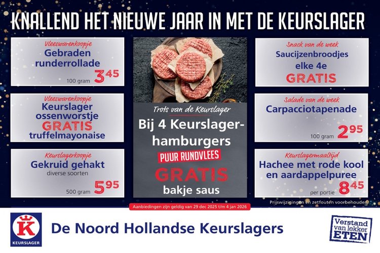 Weekaanbieding bij Keurslager Rogier van den Bos
