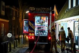 Brand in bovenwoning in Bergen
