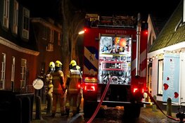 Brand in bovenwoning in Bergen