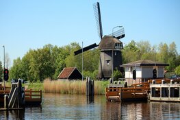 Tijdelijk pontje bij Rekervlotbrug tussen Koedijk en Bergen