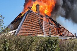 Grote brand in Egmond-Binnen