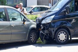 Botsing op rotonde in Bergen