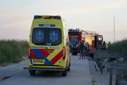 Vier strandhuisjes in brand in Camperduin